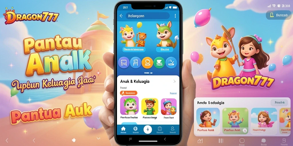 Tampilan antarmuka DRAGON777 yang user-friendly untuk Pantau Anak.