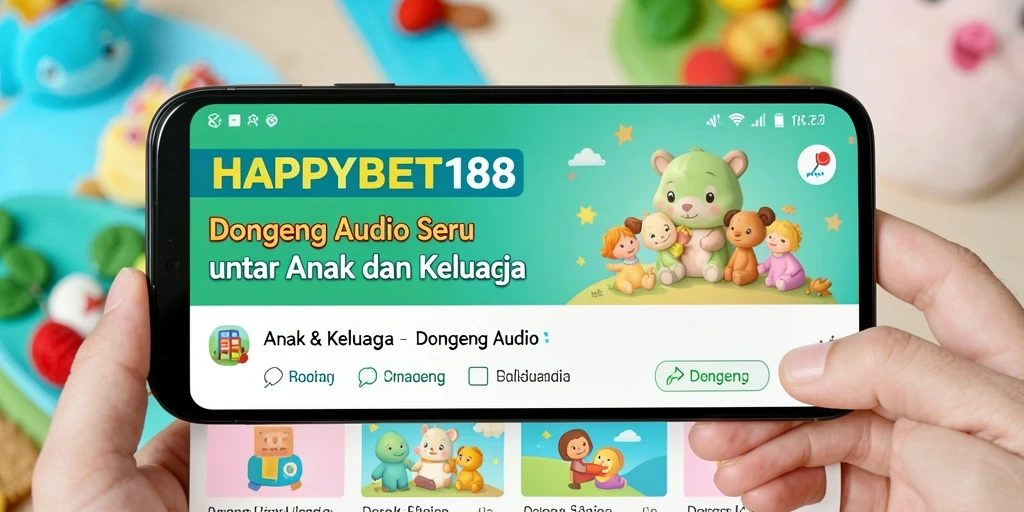 Antarmuka intuitif HAPPYBET188 menampilkan beragam pilihan dongeng audio.