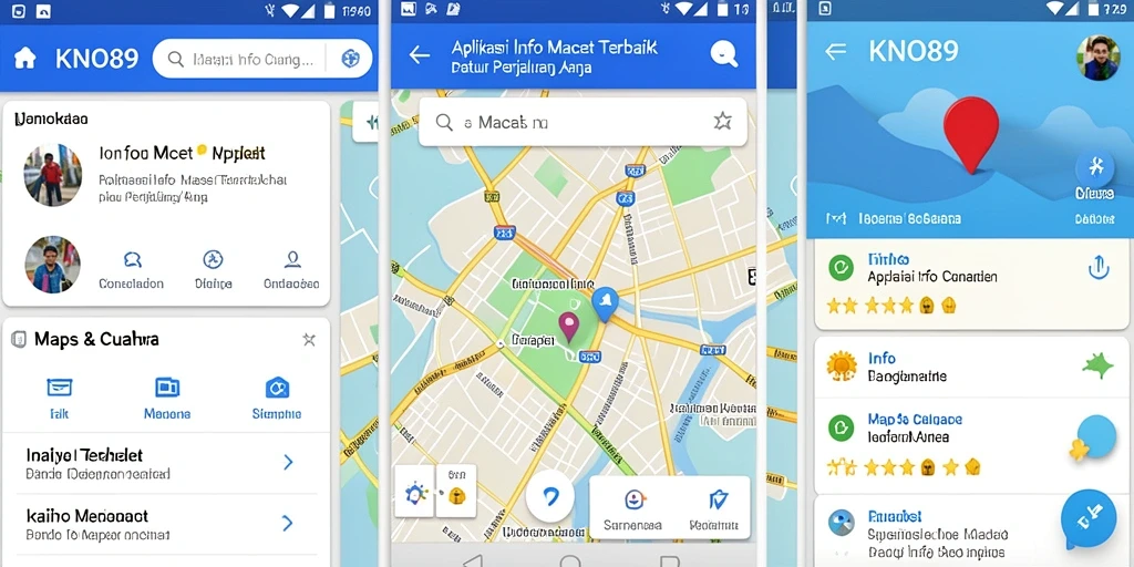 Tampilan antarmuka KNO89 yang informatif dan mudah digunakan