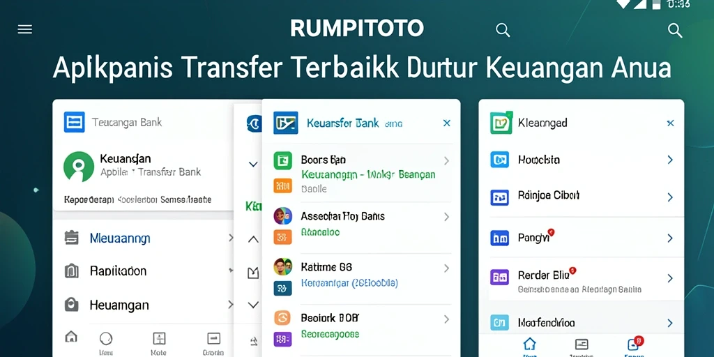 Antarmuka RUMPITOTO yang sederhana dan mudah digunakan.