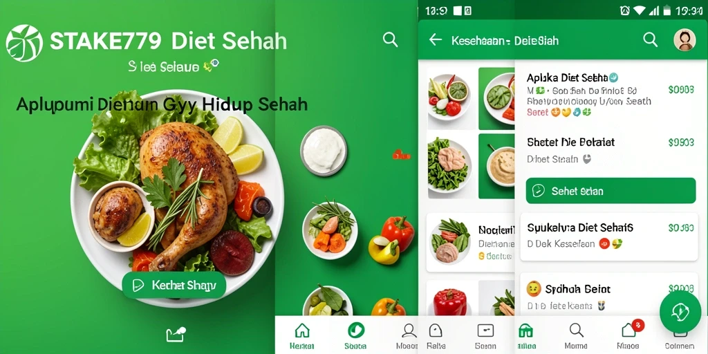 Antarmuka STAKE779 yang menawan dan fungsional untuk Diet Sehat.